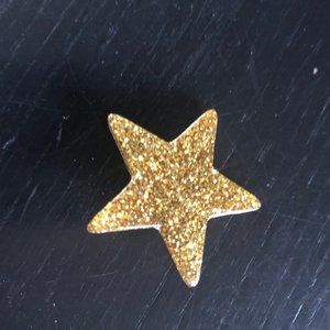 Gold star for you!  brooch